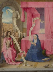 Christus erscheint der Jungfrau mit den Erlösten des Alten Testaments, um 1500