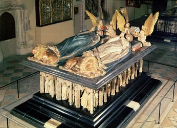 Grab von Johann dem Furchtlosen (1371-1419) und Margarete von Bayern (1376-1434) Herzog und Herzogin von Burgund, 1444-70