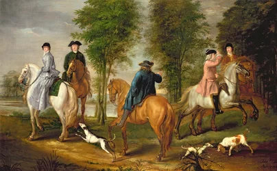 Familienjagdgesellschaft