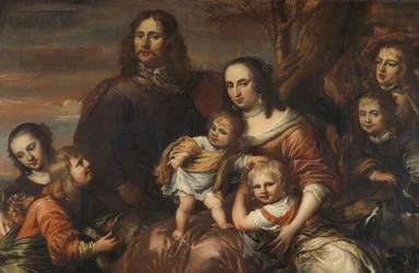 Ein Paar mit sechs Kindern