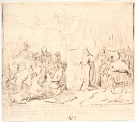 Christian I lässt den schwedischen König Erik 1449 nach Pommern ziehen