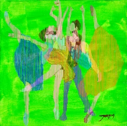 Abstrakte Ballettbewegung