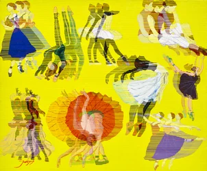 Dynamische Tanzfiguren