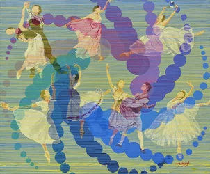 Anmutige Balletttänzer