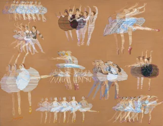 Anmutige Ballettbewegung
