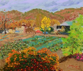 Lebendige Herbstlandschaft
