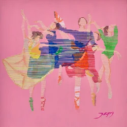 Lebendige Balletttänzer