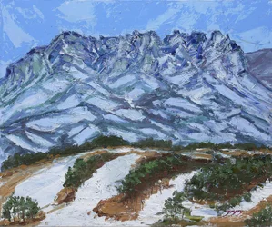 Winterliche Berglandschaft