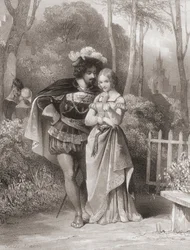 Faust und Gretchen. Faust und Margarita.