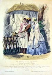 Besuch im Zoo des Jardin des Plantes in Paris, Modeplatte