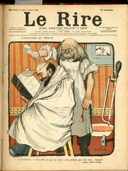 Cover der "Le Rire", Nummer 278, Satirisch in Farben