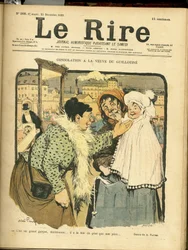 Illustration von Abel Faivre (1867-1945) für das Cover von Le Rire