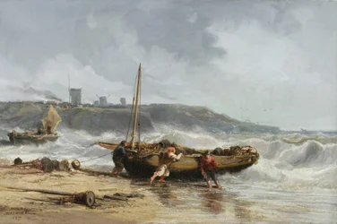 Küstenszene, 1857