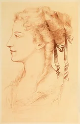 Porträt von Armande Bejart