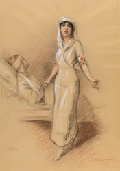 Krankenschwester und Patient