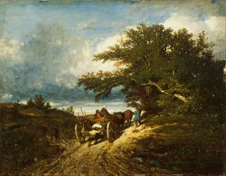 Auf der Straße, 1856