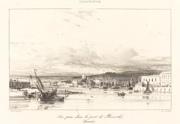 Ansicht im Hafen von Plymouth
