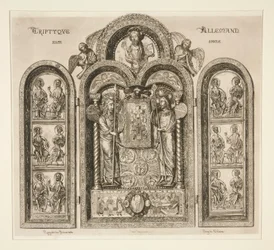 Deutsches Triptychon / 12. Jahrhundert