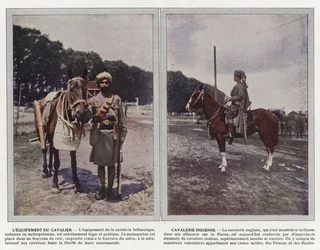 Die Ausrüstung des Reiters, Indische Kavallerie