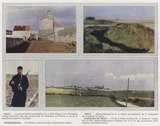 Trocy, Trocy, Telegraphist, Panorama von Trocy