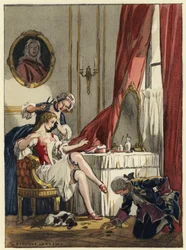 Illustration für die Memoiren von Casanova