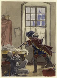 Illustration für die Memoiren von Casanova