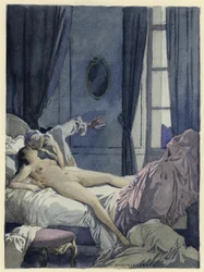 Illustration für die Memoiren von Casanova