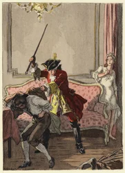 Illustration für die Memoiren von Casanova