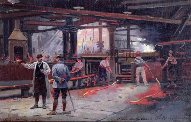 Eine Kriegsfabrik in St. Roch