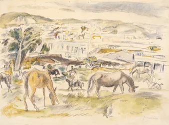 Pferde in der Landschaft