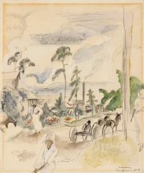 Landschaft mit Figuren, Miami