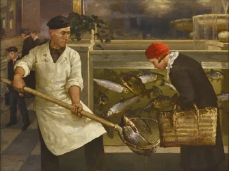 In einem Fischladen