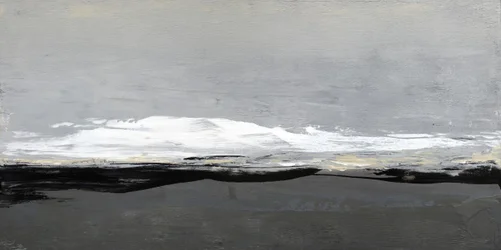 Stiller Horizont Über Einem Ruhigen Meer