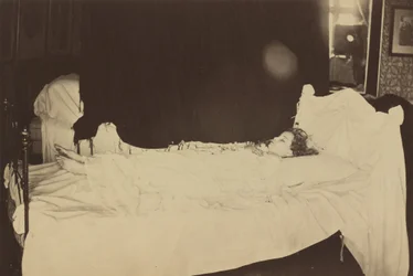 Sterbebettstudie von Adeline Grace Clogstoun, 1872