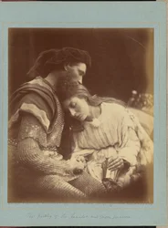 Der Abschied von Sir Lancelot und Königin Guinevere