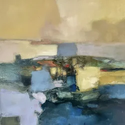 Serene abstrakte Landschaft