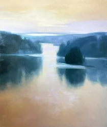 Ruhige Seereflexionen