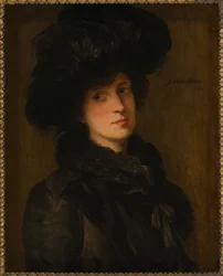 Mädchen in Schwarz