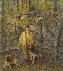 Jäger und Hunde, 1912