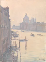 Sonnenaufgang von der Accademia Brücke
