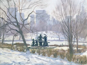 Die Alice im Wunderland-Statue, Central Park, New York, 1997