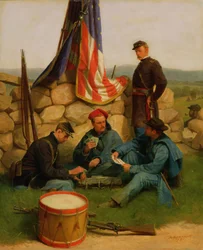 Eine Pause: Kartenspielen