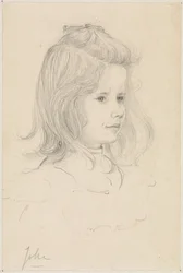 Mädchenporträt von Joke