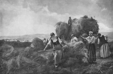 Die Erntearbeiter, um 1885, 1912