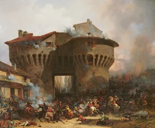 Kampf am Porte Pannessac im Jahr 1562, ca. 1833