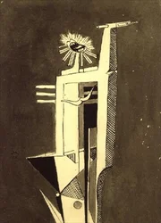 Schreiende Figur, Der Prophet, 1941