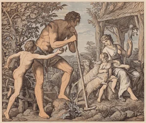 Adam und Eva nach dem Sündenfall, Genesis, III