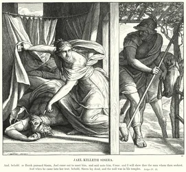 Jael tötet Sisera (Gravur)