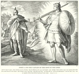 Josua und der Hauptmann des Heeres des Herrn