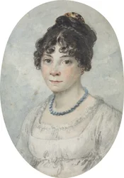 Porträt einer Dame, genannt Bella Ibbetson, der zweiten Frau des Künstlers